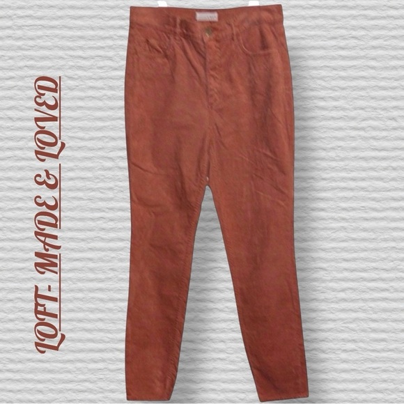 LOFT Pants - 🌺LOFT MADE & LOVED CORDUROY SOFT CORAL PANTS